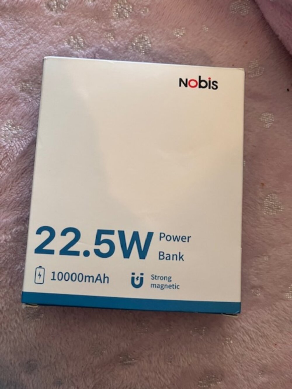 Nobis 10000mAh 22.5W Fast Charging Power Bank Portable, New